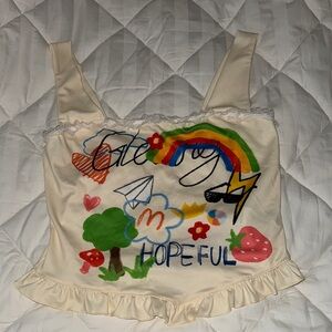 Colorful Graphic Tank Top